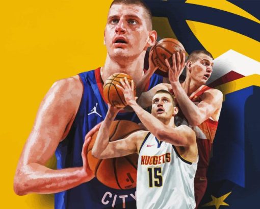 Nikola Jokic Basketball Diamond Painting