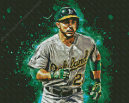 Oakland Athletics Player Art Diamond Painting