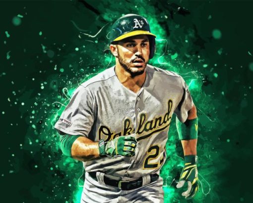 Oakland Athletics Player Art Diamond Painting