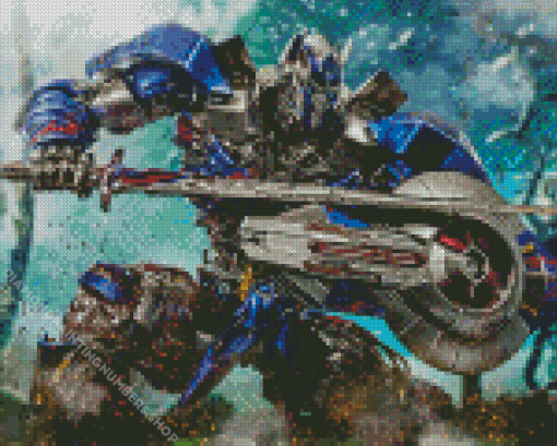 Optimus Prime Diamond Painting