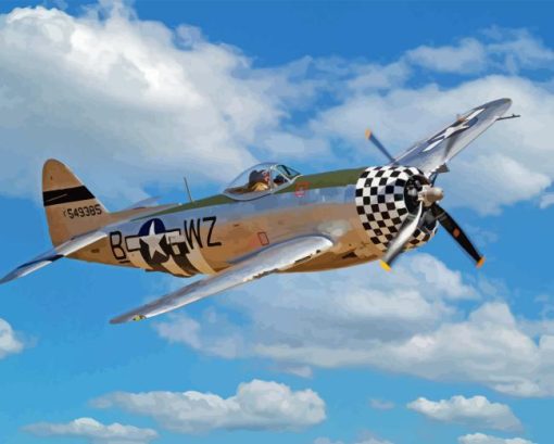 P47 Thunderbolt Diamond Painting