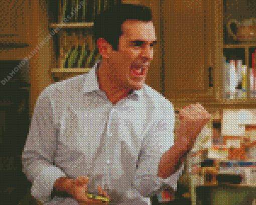 Phil Dunphy Sitcom Character Diamond Painting