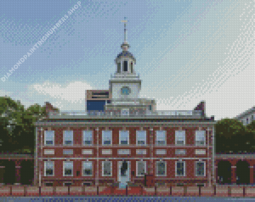 Philly Independence Hall Diamond Painting