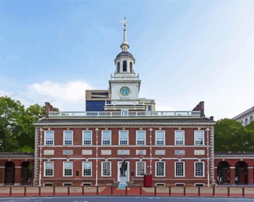 Philly Independence Hall Diamond Painting