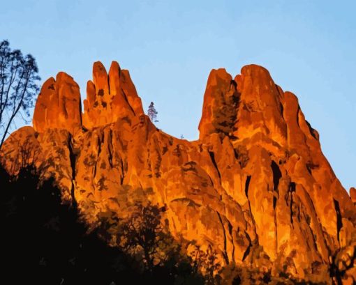 Pinnacles National Park In California Diamond Painting