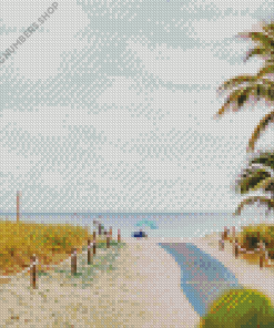 Pompano Beach View Diamond Painting