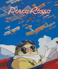 Porco Rosso Diamond Painting