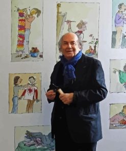 Quentin Blake English Illustrator Diamond Painting