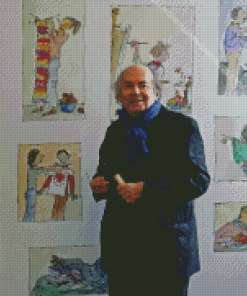 Quentin Blake English Illustrator Diamond Painting