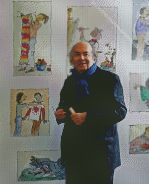 Quentin Blake English Illustrator Diamond Painting