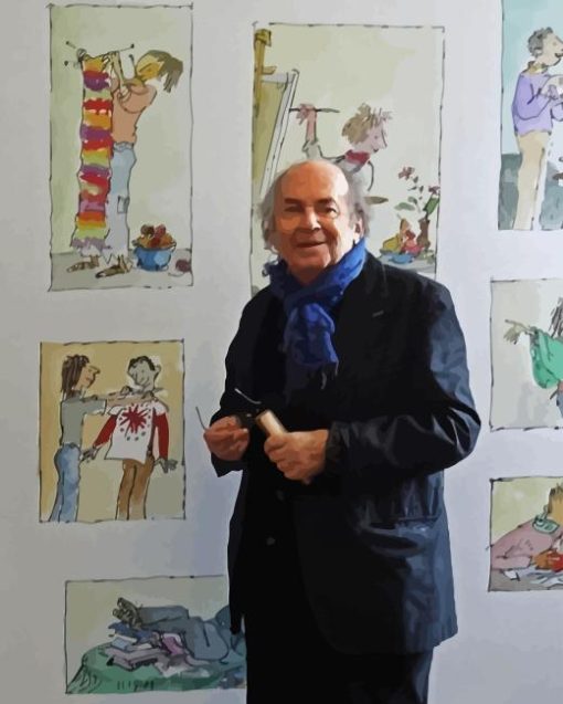 Quentin Blake English Illustrator Diamond Painting