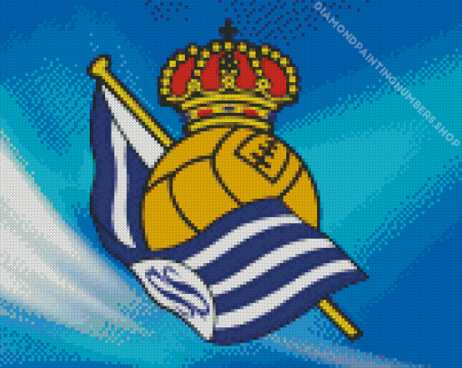 Real Sociedad Club Logo Diamond Painting