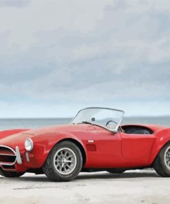 Red Cobra 427 Car Diamond Painting