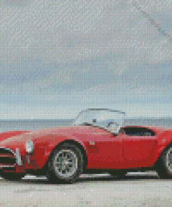 Red Cobra 427 Car Diamond Painting