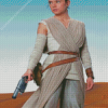 Rey Skywalker Star Wars Diamond Painting