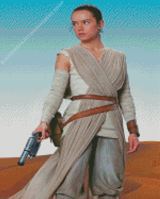 Rey Skywalker Star Wars Diamond Painting