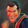 Robbie Rotten Superhero Diamond Painting