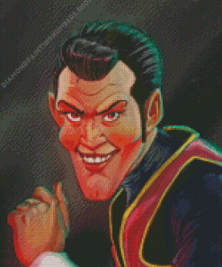 Robbie Rotten Superhero Diamond Painting