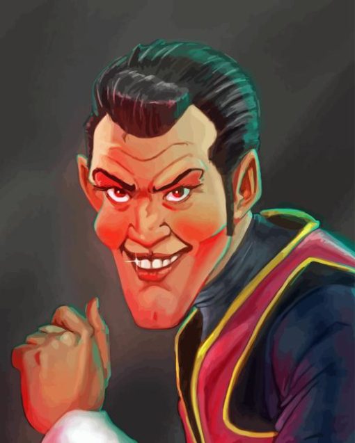 Robbie Rotten Superhero Diamond Painting