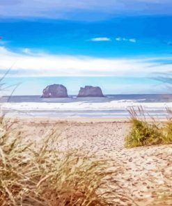 Rockaway Beach Twin Rocks Diamond Painting