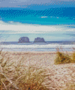 Rockaway Beach Twin Rocks Diamond Painting