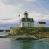 Rose Island Lighthouse Narragansett Diamond Painting