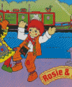 Rosie And Jim Diamond Painting