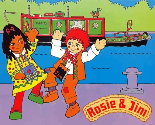 Rosie And Jim Diamond Painting