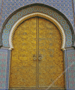 Royal Palace Fez Door Diamond Painting