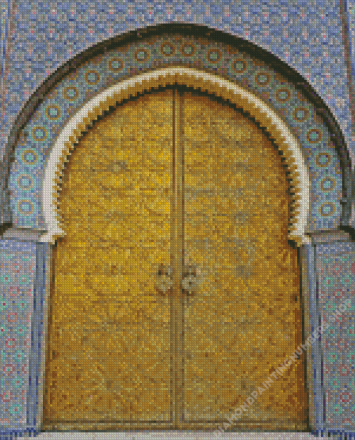 Royal Palace Fez Door Diamond Painting