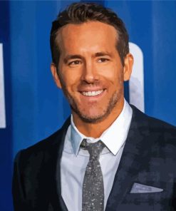 Ryan Reynolds Actor Diamond Painting