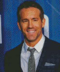 Ryan Reynolds Actor Diamond Painting