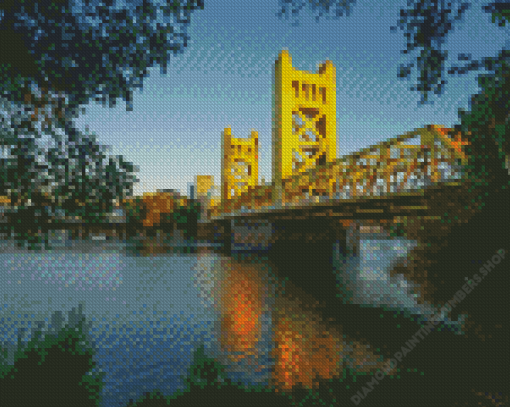 Sacramento Bridge Diamond Painting