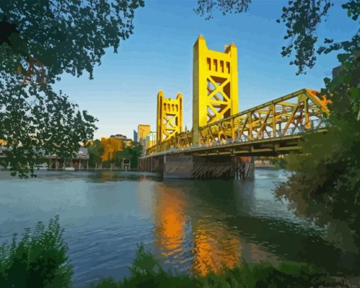 Sacramento Bridge Diamond Painting