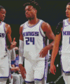 Sacramento Kings Basketballers Diamond Painting