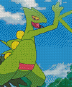 Sceptile Diamond Painting