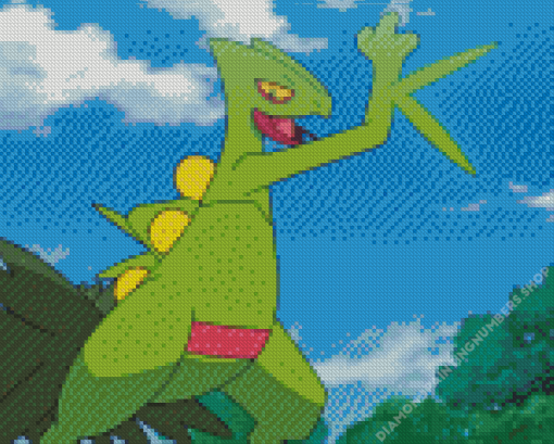 Sceptile Diamond Painting