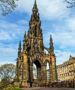 Scott Monument Diamond Painting