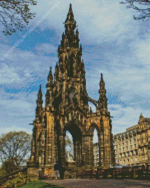 Scott Monument Diamond Painting