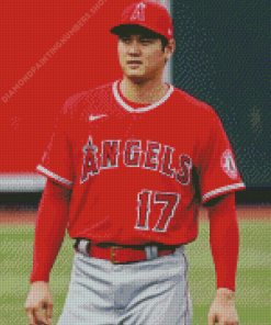 Shohei Ohtani Baseball Player Diamond Painting