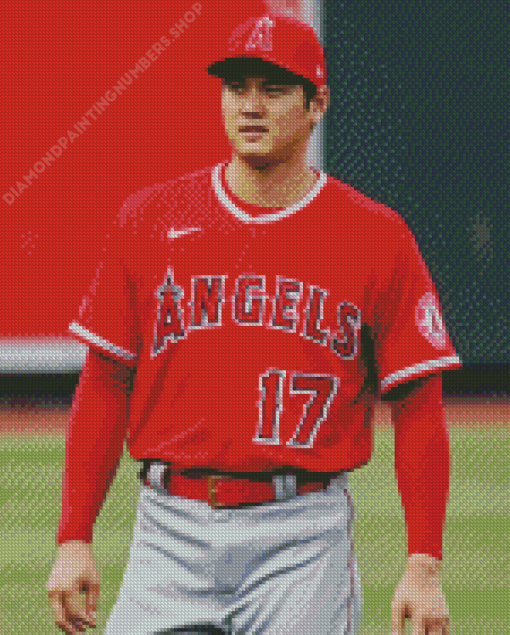 Shohei Ohtani Baseball Player Diamond Painting