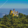 Sintra Mountains Pena National Palace Diamond Painting