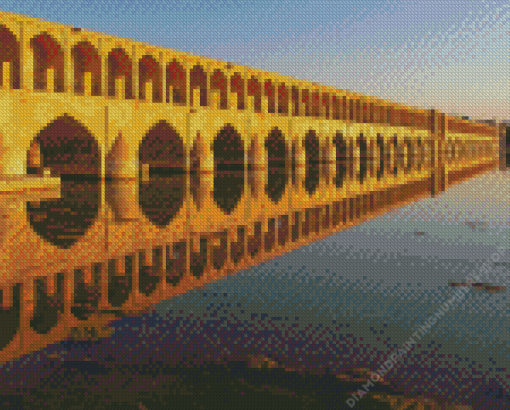 SioSe Pol Bridge in Isfahan Diamond Painting