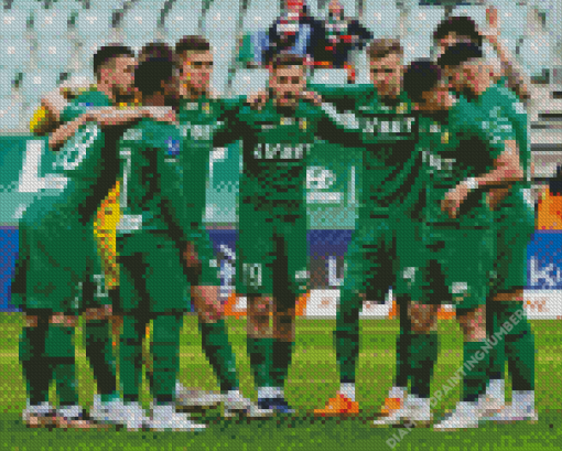 Slask Wroclaw Football Team Diamond Painting