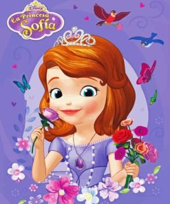 Sofia The First Disney Animated Serie Diamond Painting