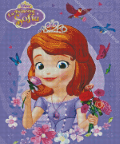 Sofia The First Disney Animated Serie Diamond Painting