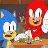 Sonic And Knuckles Game Diamond Painting