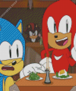 Sonic And Knuckles Game Diamond Painting