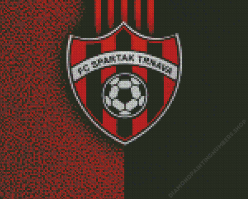 Spartak Trnava Logo Diamond Painting