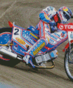 Speedway Motorcycle Diamond Painting